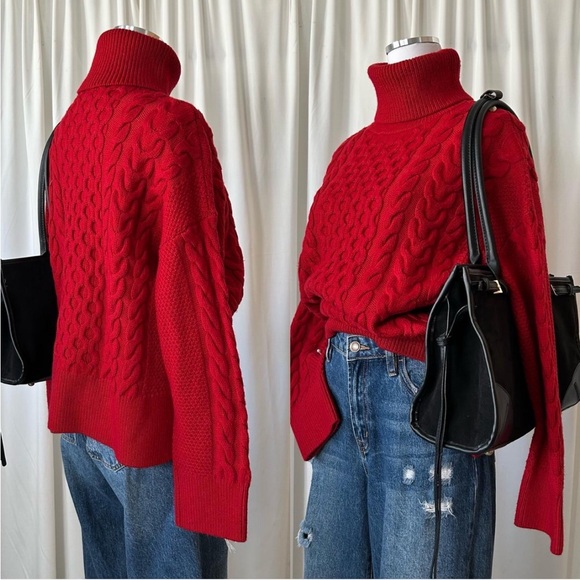 Banana Republic Devon Merino Wool Turtleneck Sweater small Petite. - Picture 6 of 8